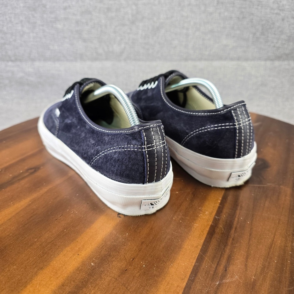 Vans Authentic Navy Blue Suede Low Top Sneakers Mens 11.5 507452 Skate Shoes - Picture 13 of 15